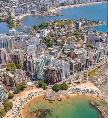 Apt Centro 50 M Mar, Wi-Fi, Completo, Local Top Guarapari Exteriör bild