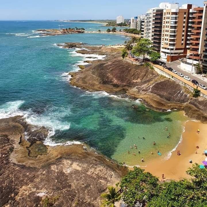Apt Centro 50 M Mar, Wi-Fi, Completo, Local Top Guarapari Exteriör bild